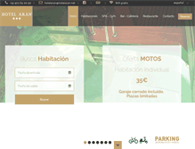 Tablet Screenshot of hotelaran.net